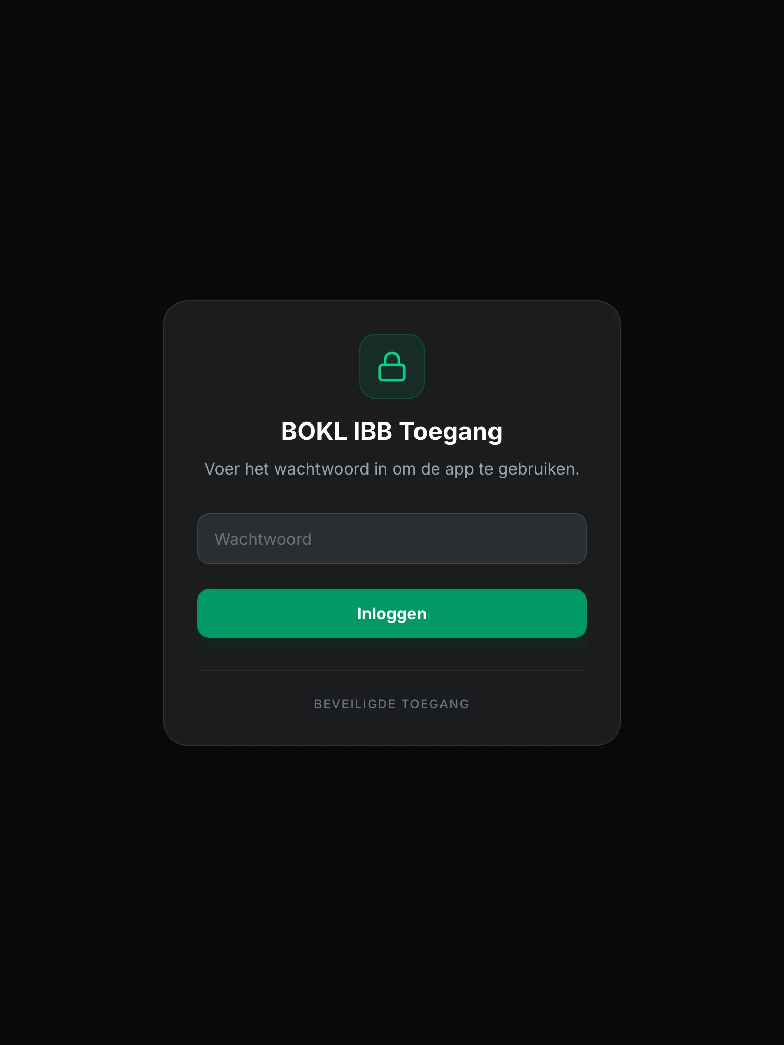 BOKL Login page